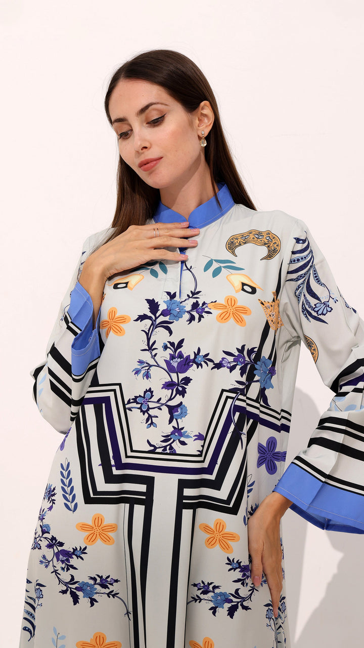 Garden Reverie Kaftan Dress