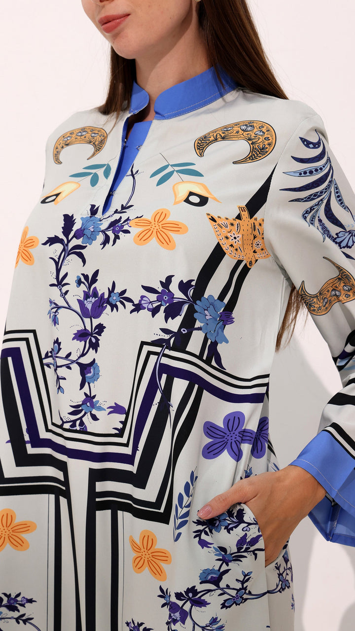 Garden Reverie Kaftan Dress