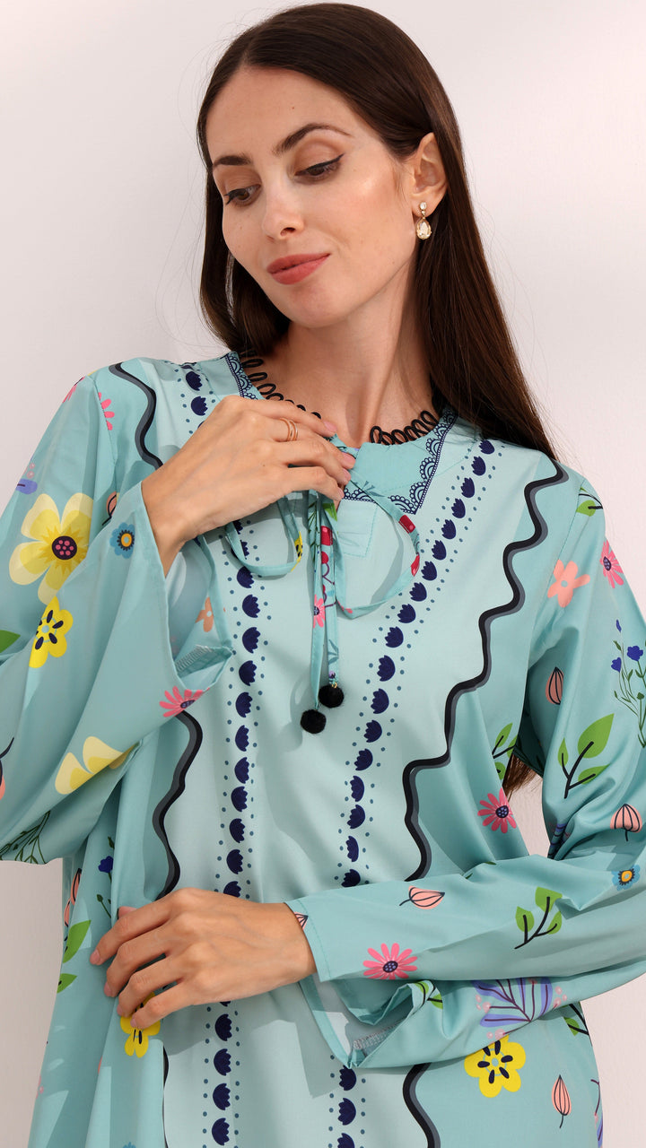 Sable Kaftan Dress