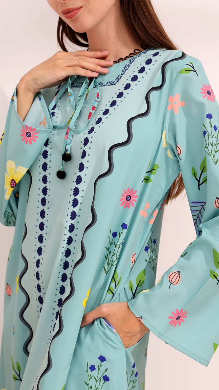 Sable Kaftan Dress