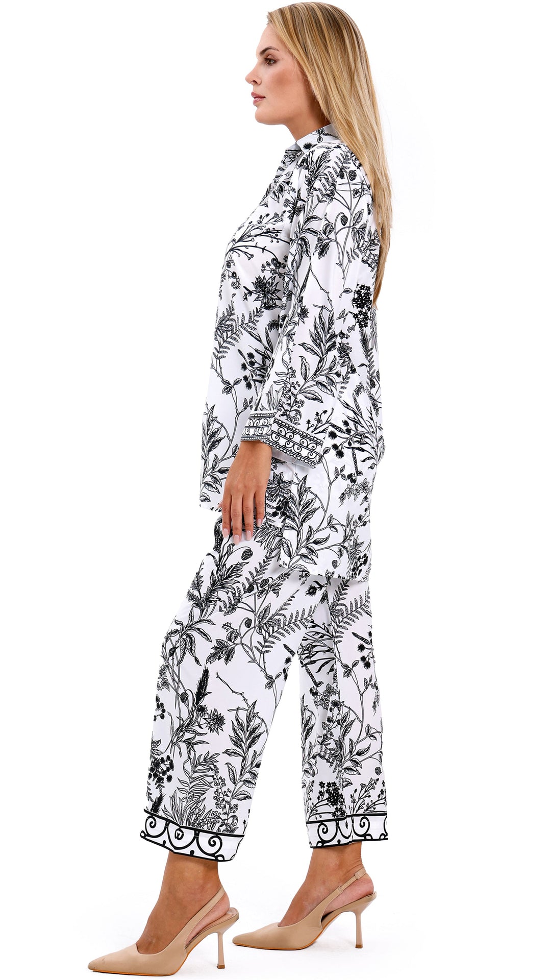 Zarelle White Matching Co-ord Set