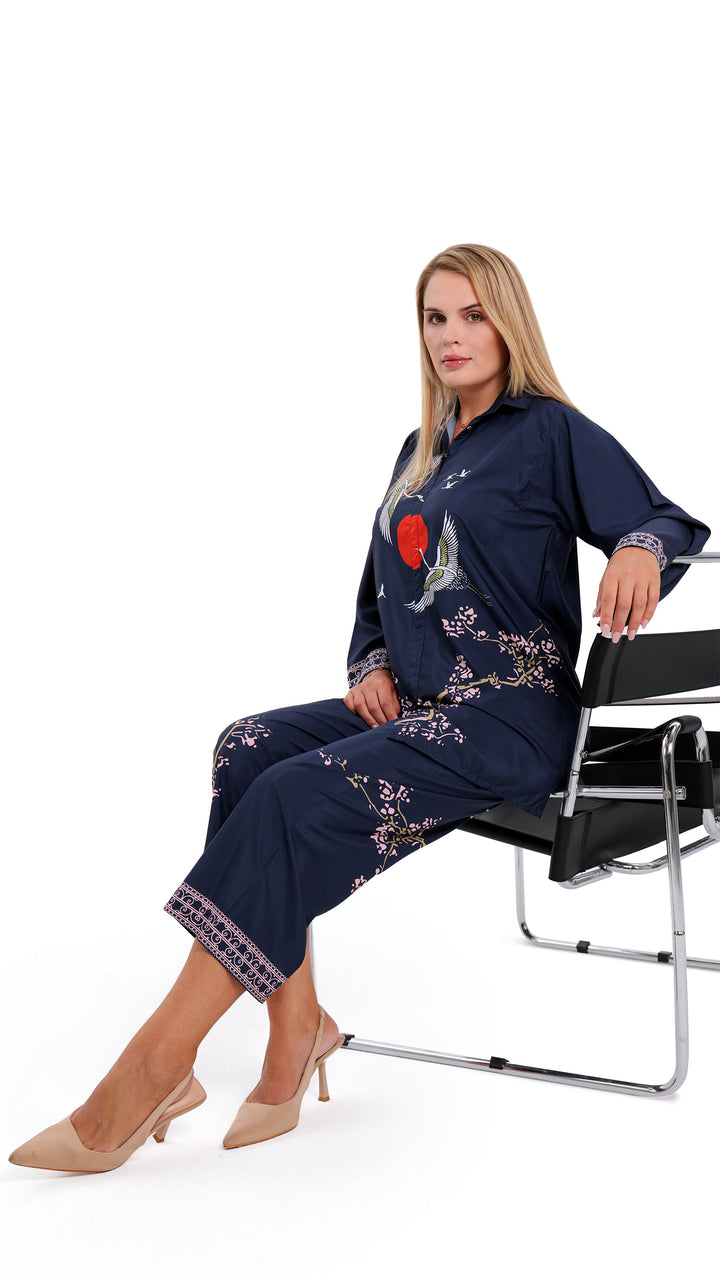 Selene Blue Matching Co-ord Set