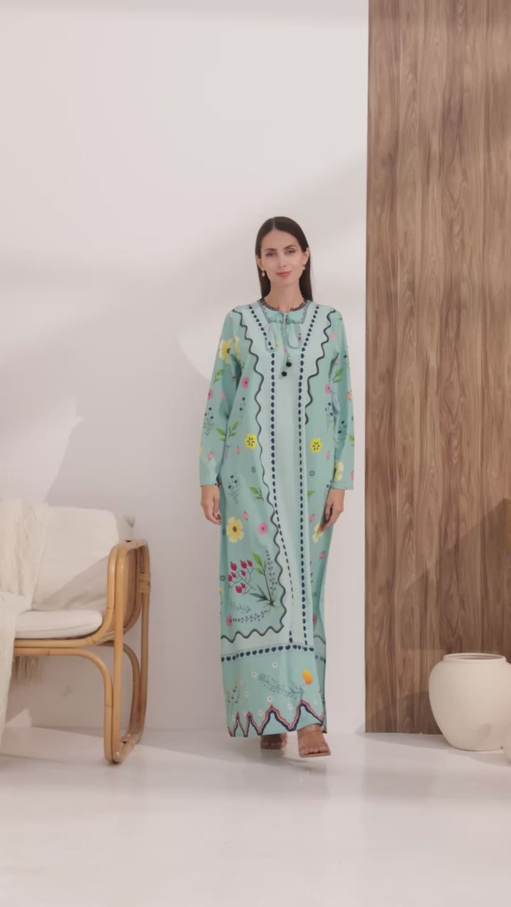 Sable Kaftan Dress